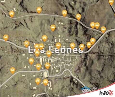 《绝地求生：大逃杀》狮城地图资源点分布
