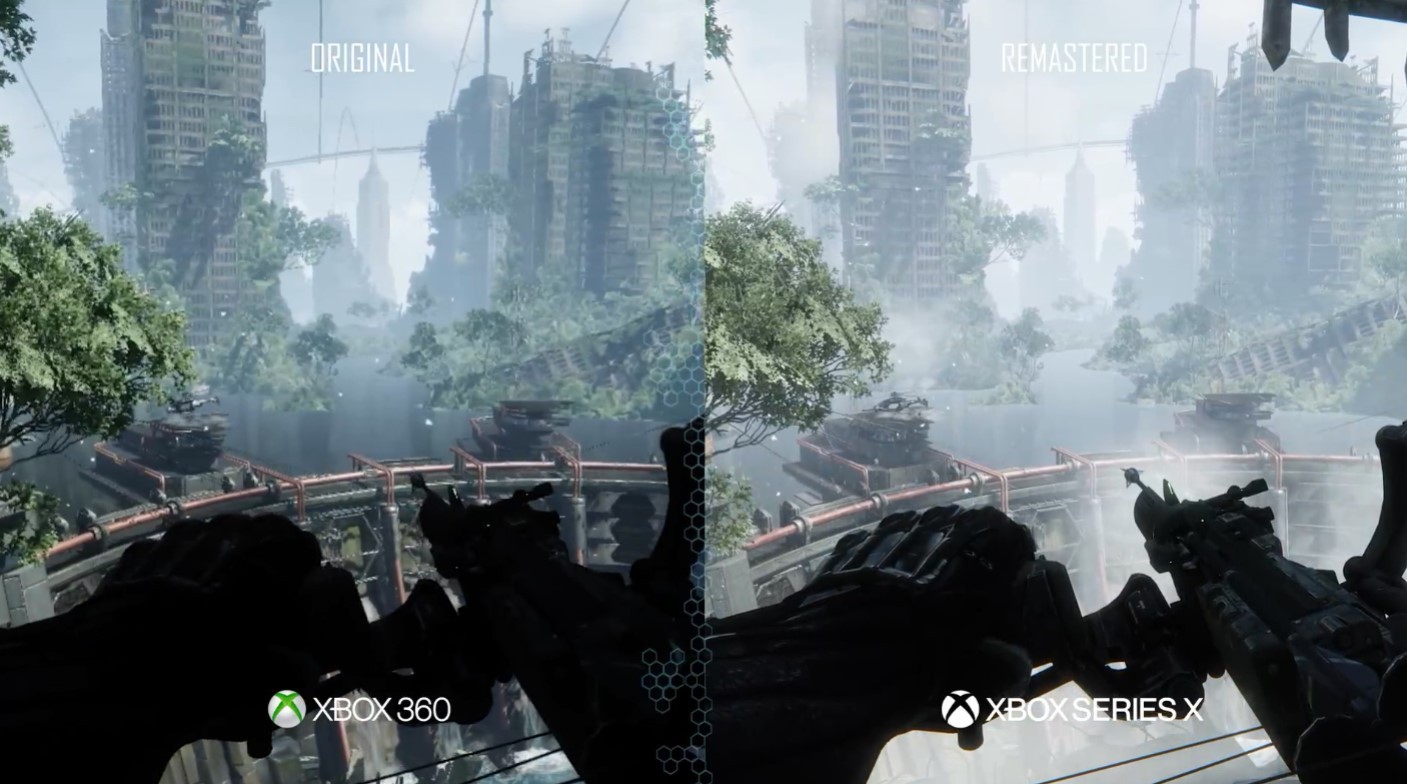 《孤岛危机复刻版三部曲》vs Xbox 360原版对比