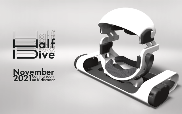 世界首例躺玩专用VR眼镜《HalfDive》公开 不健身更舒服