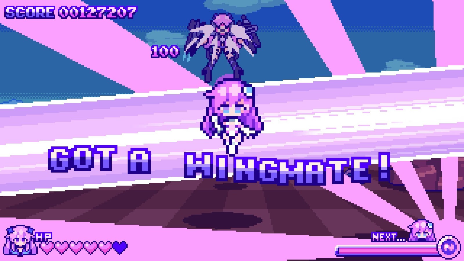 海王星2D射击游戏《次元旅行者 海王星 TOP NEP》本月发售PC版