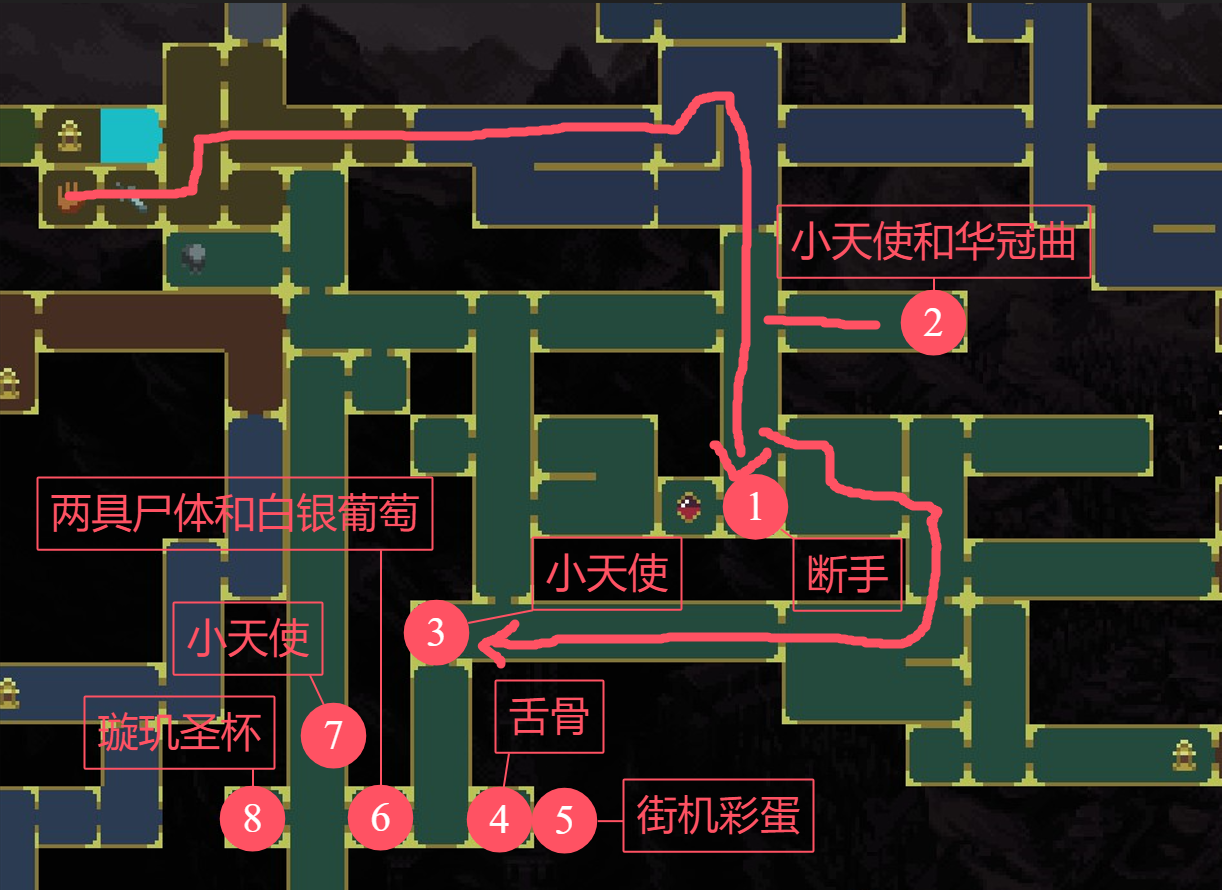 神之亵渎万母之母区域全收集攻略