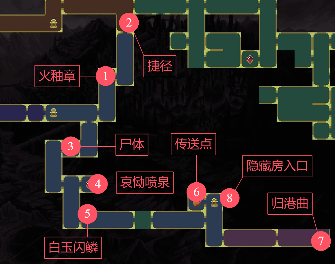 神之亵渎雪盐回响区域全收集攻略