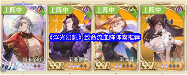 浮光幻想致命流血流怎么配队