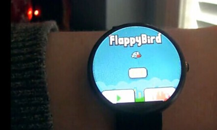 16岁程序员将《Flappy Bird》移植安卓手表jpg
